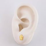 Topos Flor Diamantada 0.7g / in / 7.7mm Oro Amarillo 18K
