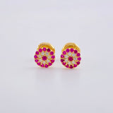 Topos Flor 0.75g / in / 5.9mm Oro Amarillo 18K