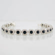 Pulso Tennis 22g / 7 1/2 in / 7.5mm Plata Rodinada 925