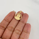 Dije Virgen Maria 0.7g / 2.2cm Oro Amarillo 18K