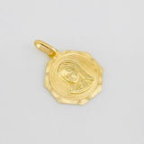Dije Medalla Virgen Maria 1.05g / 1 in Oro Amarillo 18K