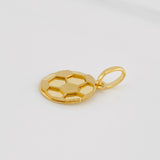 Dije Balon Futbol 1.4g / 3/4 in Oro Amarillo 18K