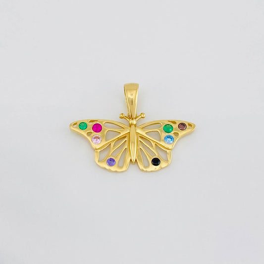 Dije Mariposa 1.9g / 3/4 in Oro Amarillo 18K