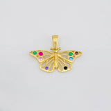 Dije Mariposa 1.9g / 3/4 in Oro Amarillo 18K