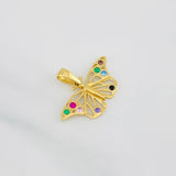 Dije Mariposa 1.9g / 3/4 in Oro Amarillo 18K