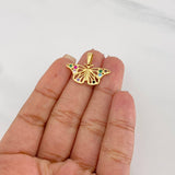 Dije Mariposa 1.9g / 3/4 in Oro Amarillo 18K