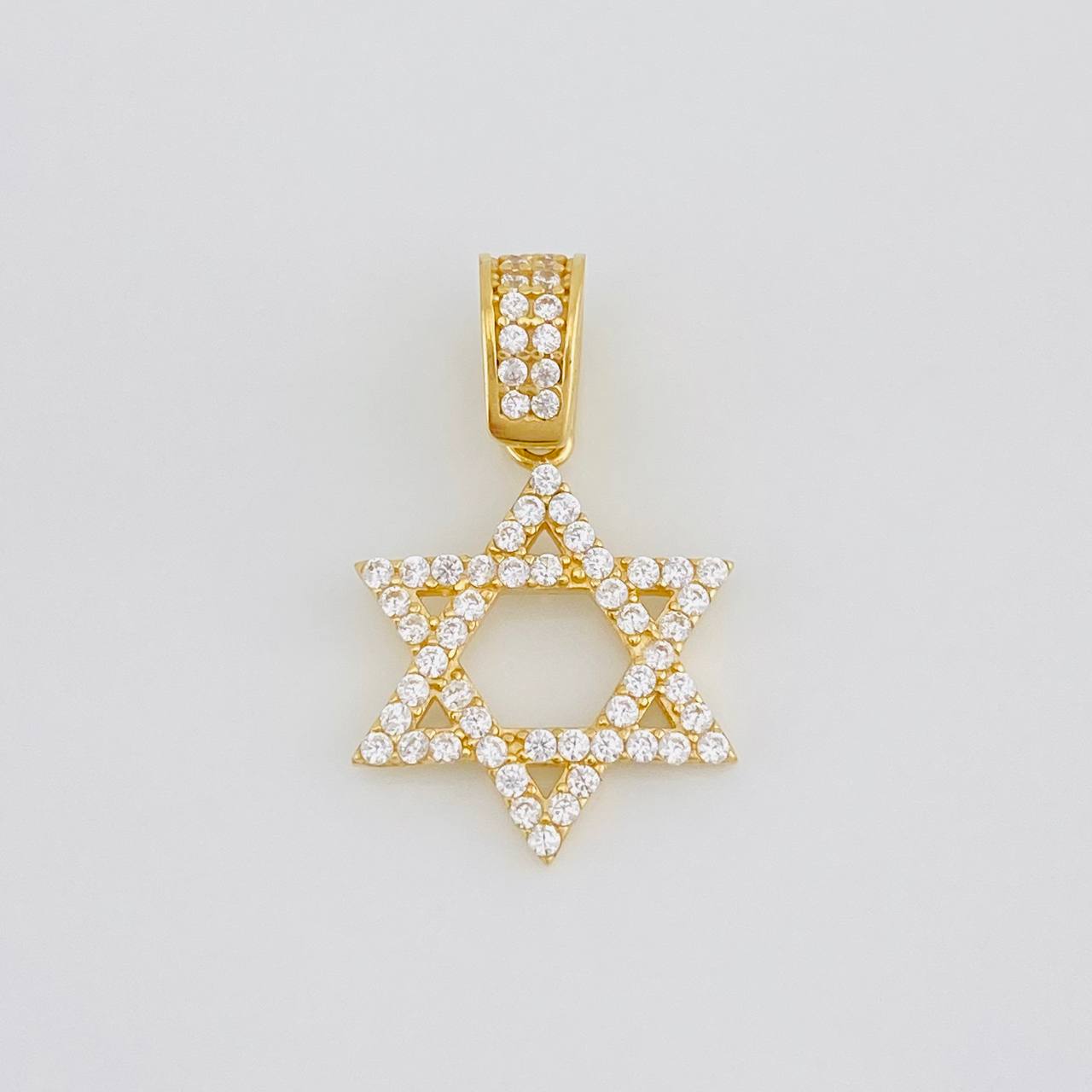Dije Estrella de David 1.5g / 3/4 in Oro Amarillo 18K