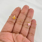 Pulso Modulable Rolo Mariposa 1.45g / 5 1/2 in - 6 1/4 in / 1.2mm Oro Amarillo 18K