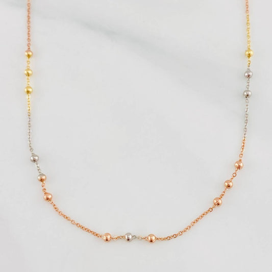 Cadena Aro Seguido 1.9g / 20 in / 2mm Tres Oros 18K