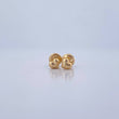 Stud Earrings Heart 0.45gr / Yellow Gold 18K Die-Cut $