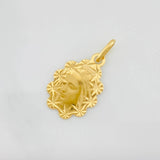 Dije Virgen Maria 0.7g / 1 in Oro Amarillo 18K