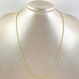 Singapore Chain 0.9 g / 15 3/4 in / 0.7 mm 18K Yellow Gold