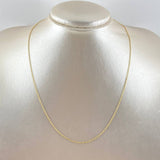 Rolo Chain 1.65gr / 45cm / 1.2mm Yellow Gold +3 18K