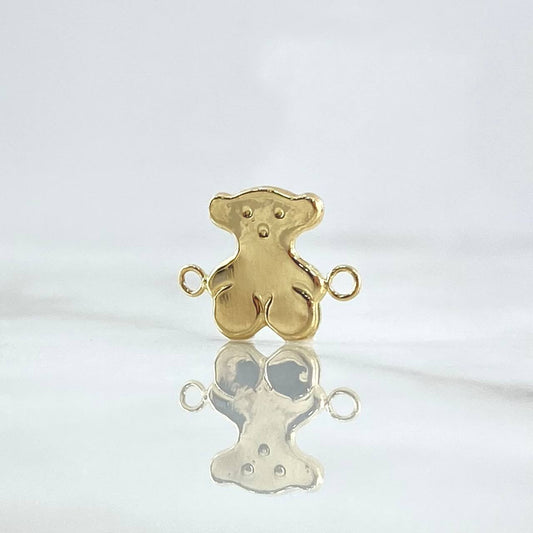 Herraje Oso TS 0.65gr / 1.5cm / Liso Oro Amarillo 18K ©