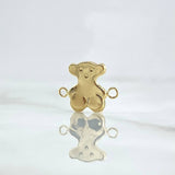 Herraje Oso TS 0.65gr / 1.5cm / Liso Oro Amarillo 18K ©