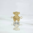 Charm Bear TS 0.7gr / 1.5cm-Smooth 18K Yellow Gold