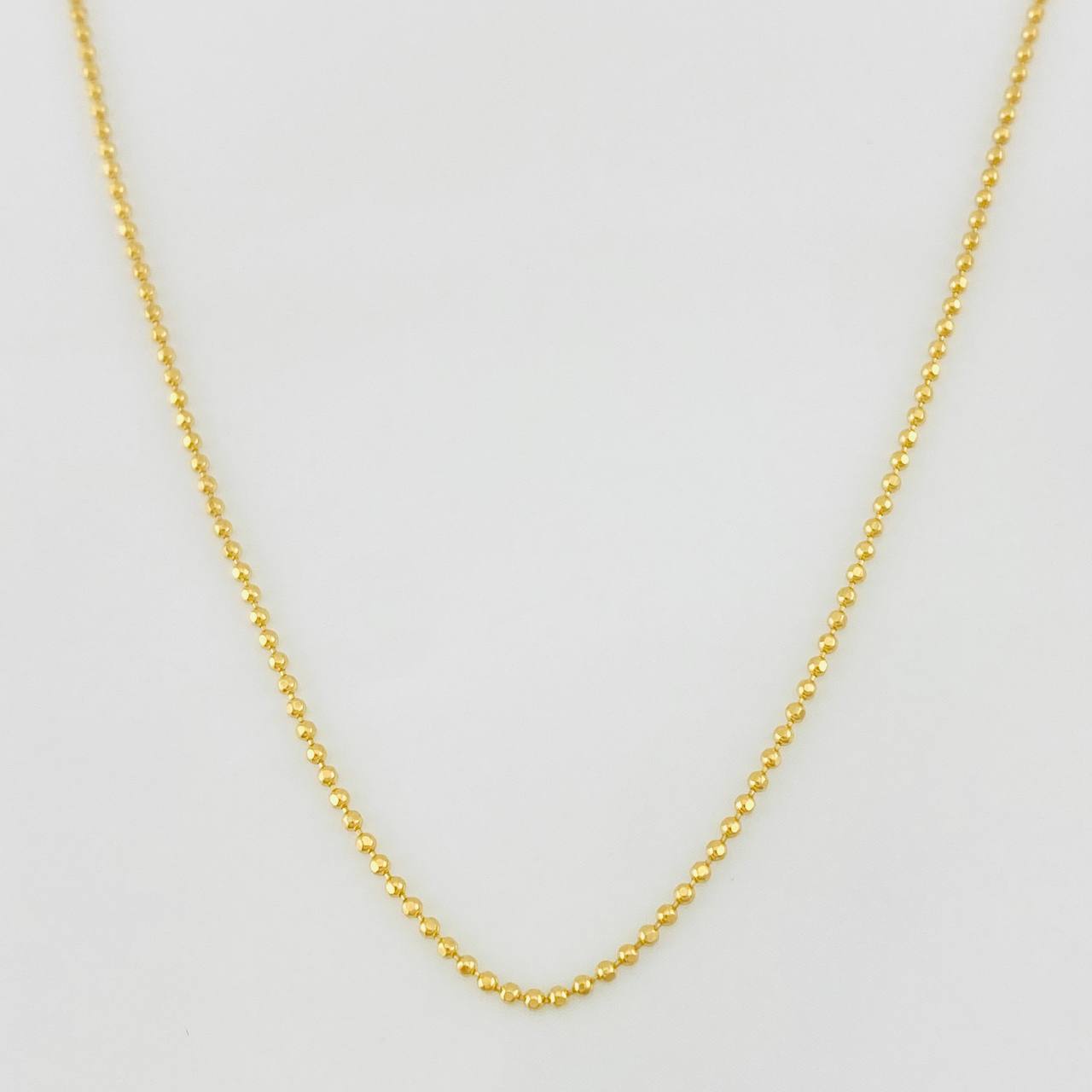 Military Chain 2g / 18 in / 0.9mm Yellow Gold 18K