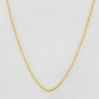 Cadena Militar 1.4g / 18 in / 0.8mm Oro Amarillo 18K