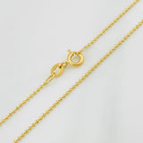 Military Chain 2g / 18 in / 0.9mm Yellow Gold 18K