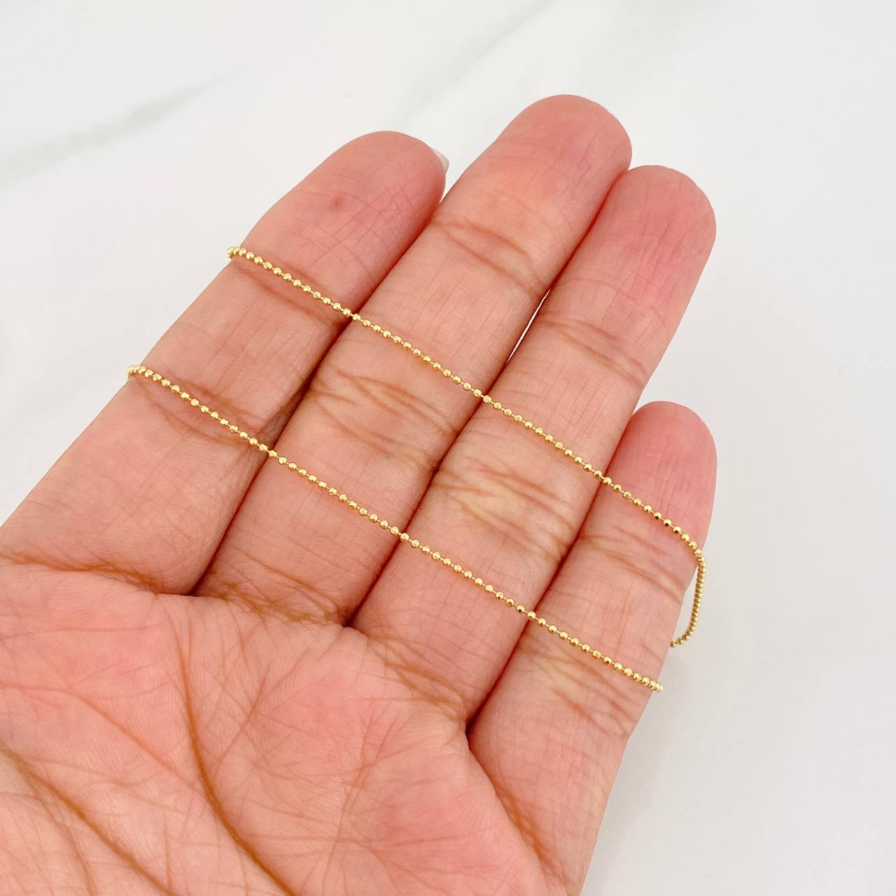 Military Chain 2g / 18 in / 0.9mm Yellow Gold 18K