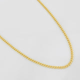 Cadena Cubana 1.55g / 18 in / 1.9mm Oro Amarillo 18K