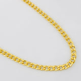 Cadena Cubana 6.75g / 24 in / 3.1mm Oro Amarillo 18K
