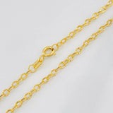 Cadena Aro Seguido Diamantada 1.85g / 22 in / 2.4mm Oro Amarillo 18K