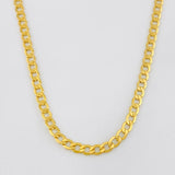 Cadena Cubana 6.05g / 24 in / 3.4mm Oro Amarillo 18K