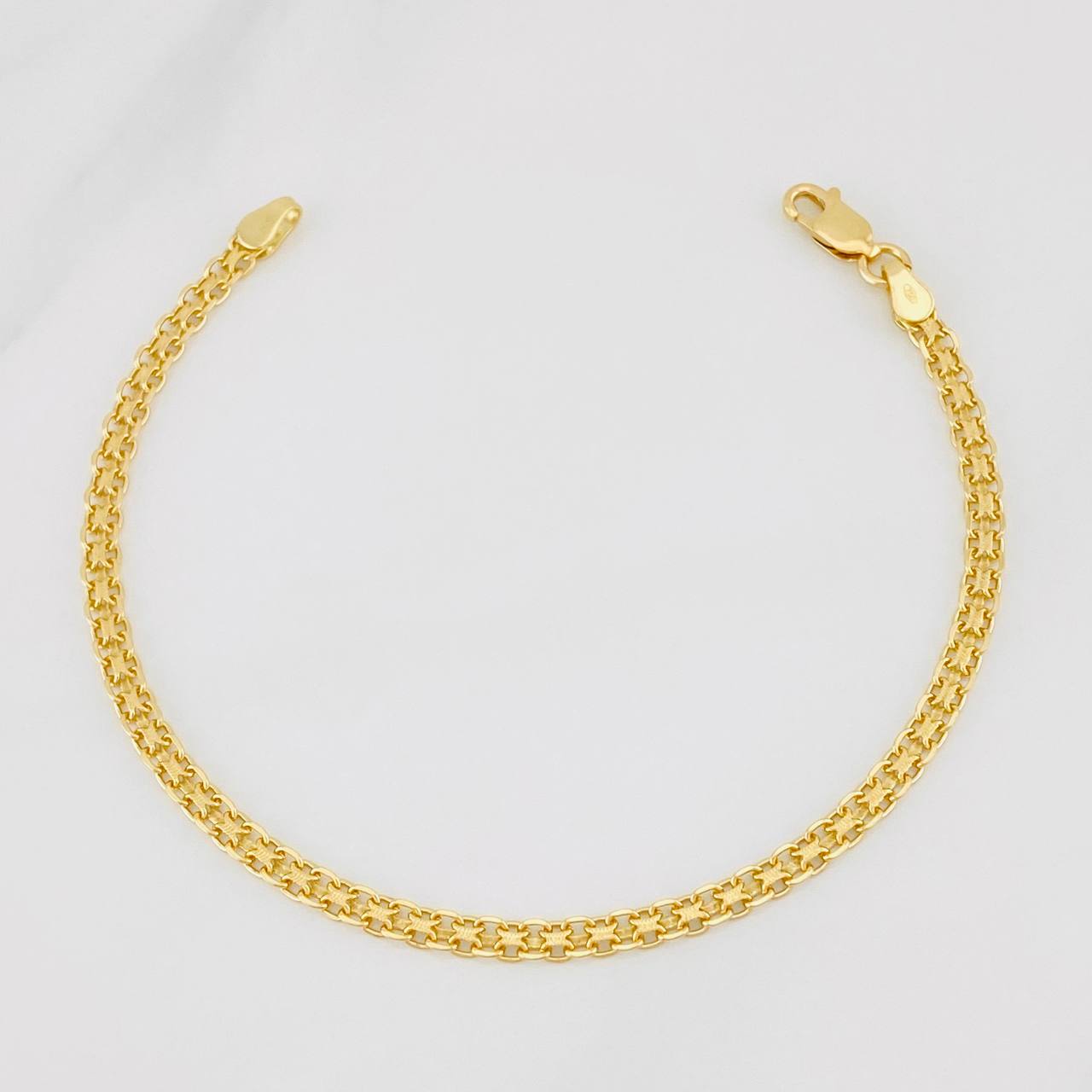 Bismark Bracelet 4.2g / 7 1/2 in / 3.2mm Yellow Gold 18K