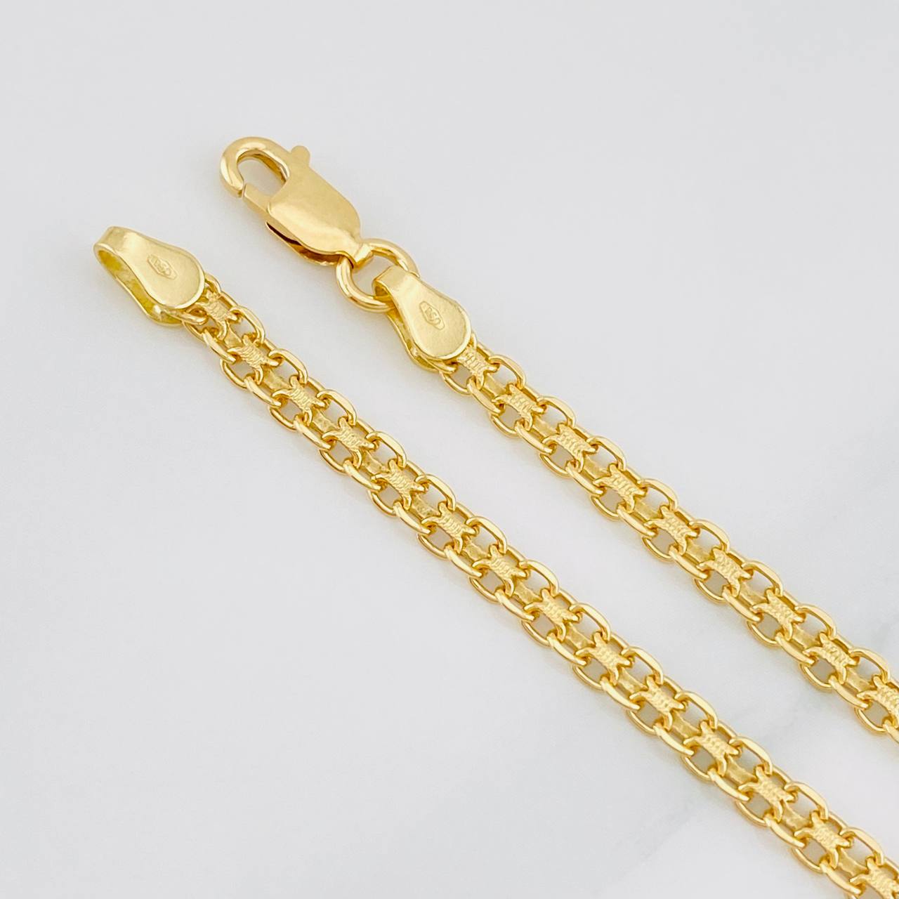 Bismark Bracelet 4.2g / 7 1/2 in / 3.2mm Yellow Gold 18K