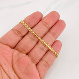 Bismark Bracelet 4.2g / 7 1/2 in / 3.2mm Yellow Gold 18K