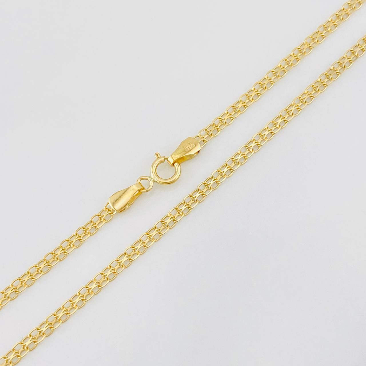 Cadena China 3.35g / 20 in / 2.2mm Oro Amarillo 18K