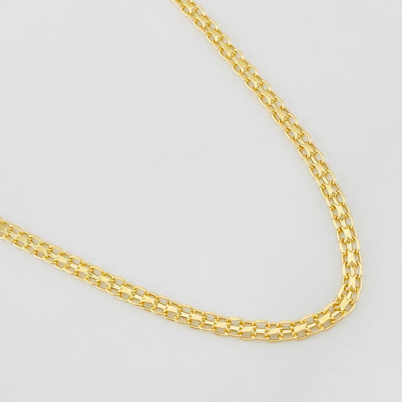 Cadena China 5.75g / 24 in / 3.2mm Oro Amarillo 18K