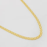 Cadena China 4.9g / 20 in / 3.2mm Oro Amarillo 18K