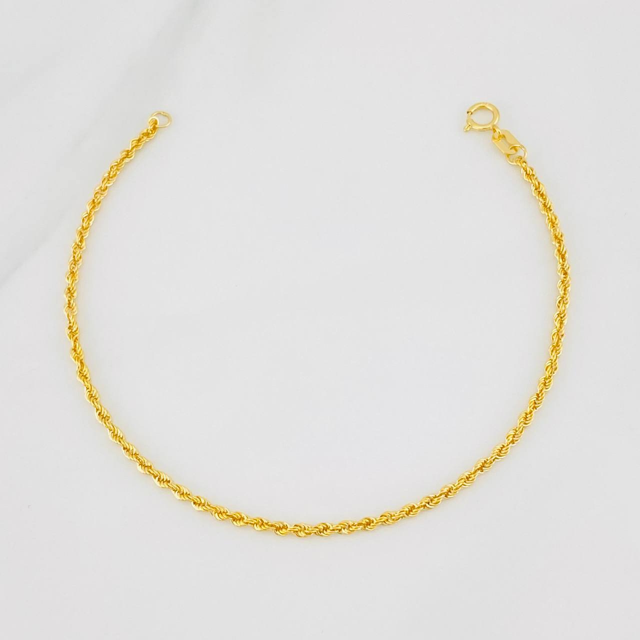 Pulso Lazo 0.8g / 7 in / 1.9mm Oro Amarillo 18K