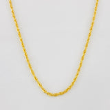 Cadena Lazo 0.85g / 18 in / 1.2mm Oro Amarillo 18K