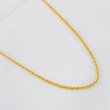 Cadena Lazo 1.6g / 18 in / 1.7mm Oro Amarillo 18K