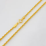 Cadena Lazo 2.2g / 24 in / 1.5mm Oro Amarillo 18K