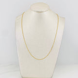 Military Chain 2g / 18 in / 0.9mm Yellow Gold 18K