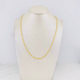 Cadena Aro Seguido Diamantada 1.85g / 22 in / 2.4mm Oro Amarillo 18K