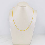 Cadena Lazo 0.9g / 20 in / 1.2mm Oro Amarillo 18K