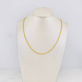 Cadena Lazo 2.65g / 18 in / 2.2mm Oro Amarillo 18K
