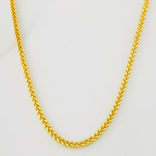 Franco Chain 6.75g / 24 in / 2mm 18K Yellow Gold