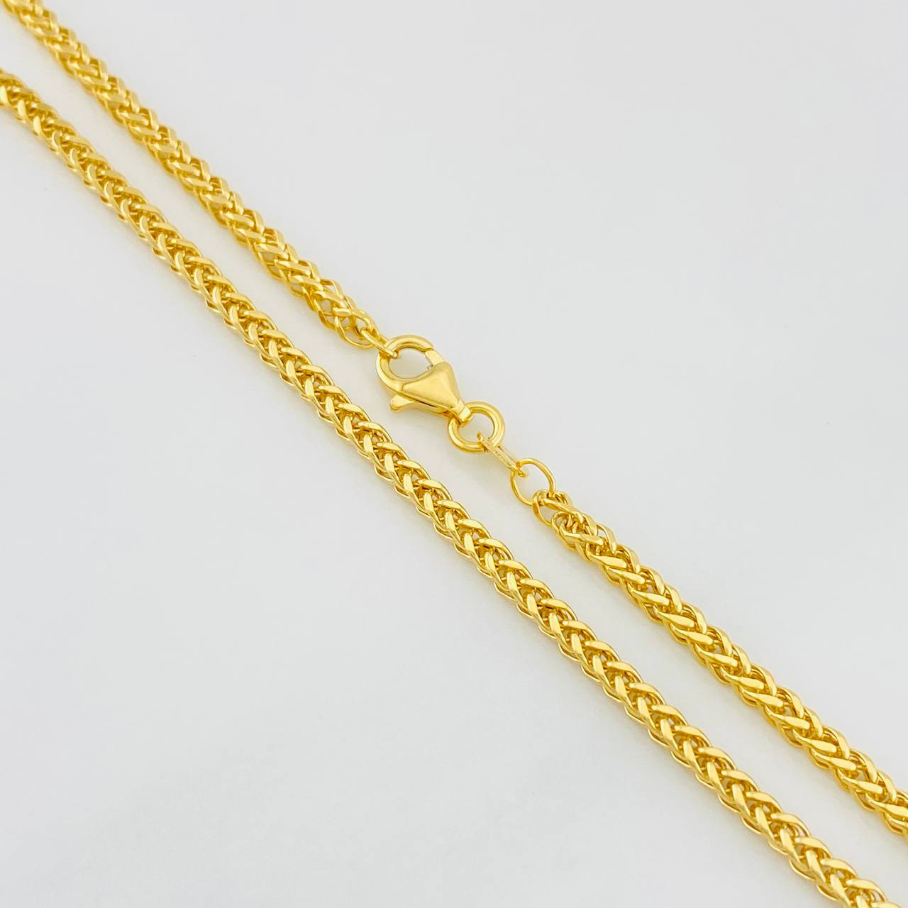 Cadena Franco 6.8g / 24 in / 2mm Oro Amarillo 18K