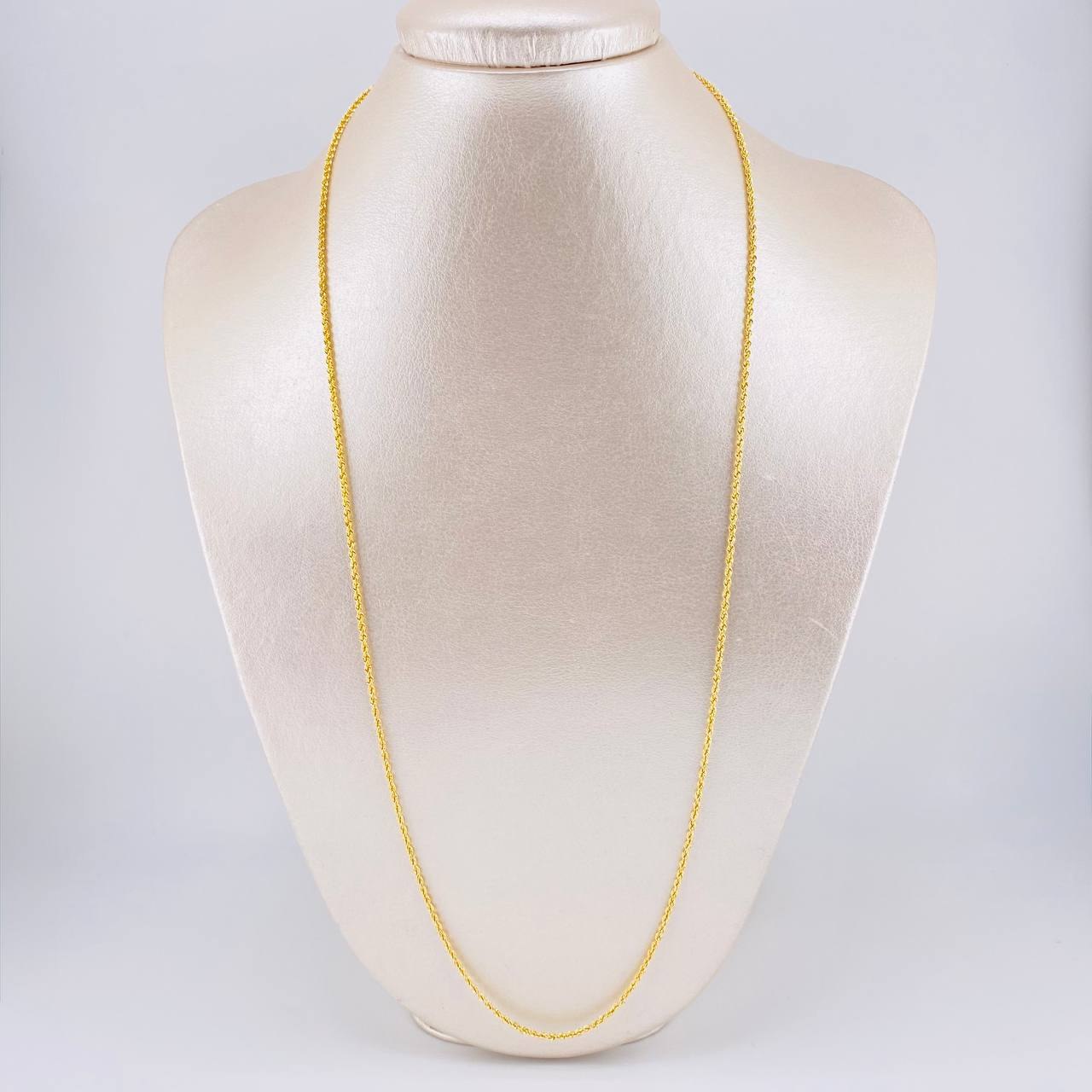 Rope Chain 2.1g / 24 in / 1.6mm Yellow Gold 18K