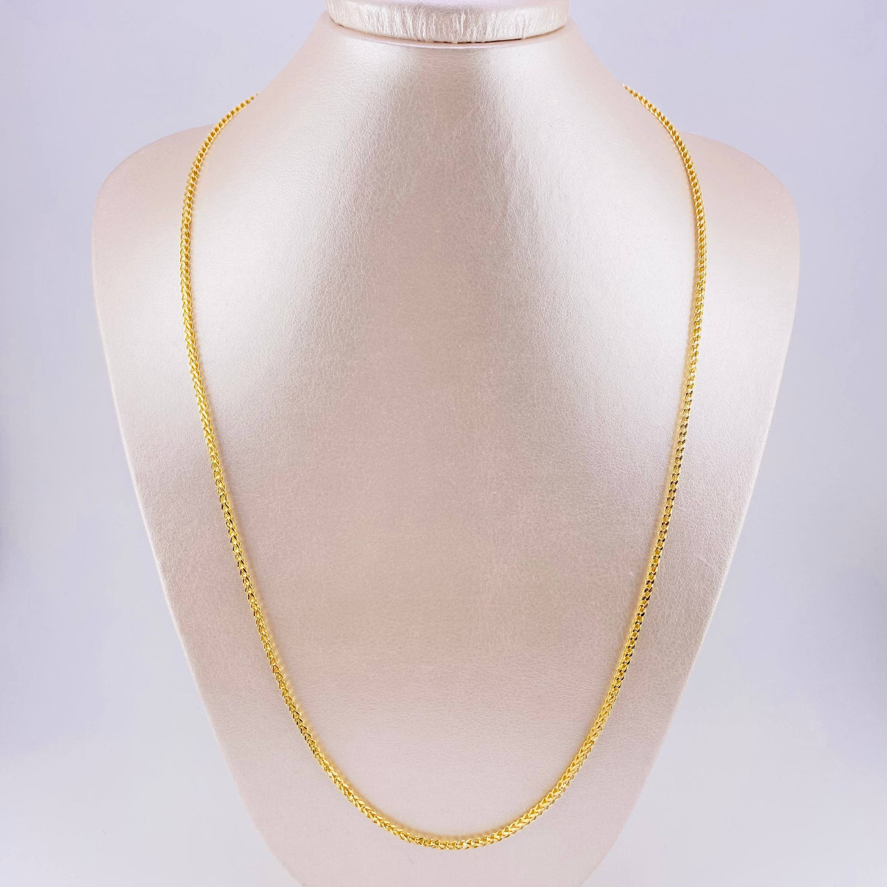 Cadena Franco 6.8g / 24 in / 2mm Oro Amarillo 18K