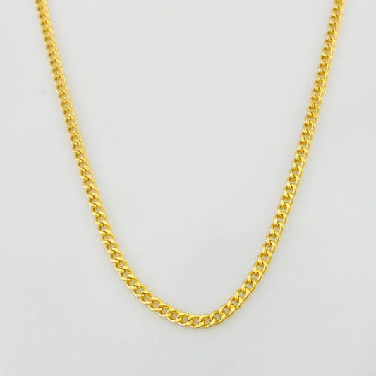 Cuban Links 4.15g / 24 in / 2.1mm Yellow Gold 18K