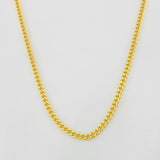 Cadena Cubana 4.15g / 24 in / 2.1mm Oro Amarillo 18K