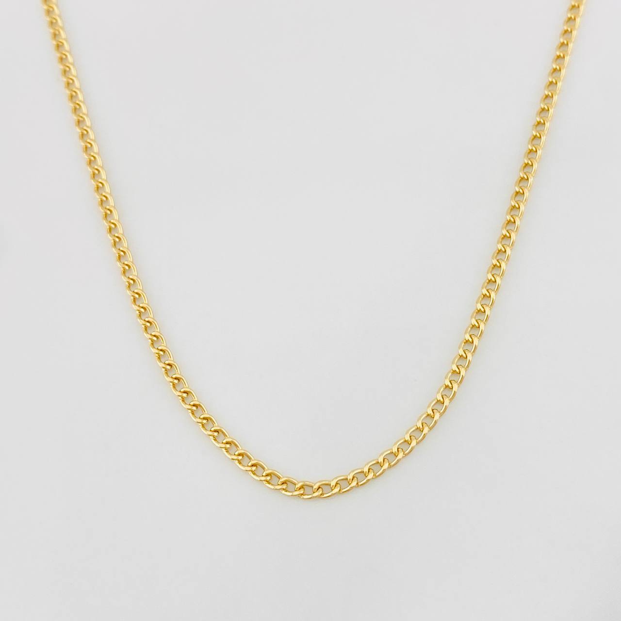 Cadena Cubana 2g / 18 in / 1.7mm Oro Amarillo 18K