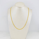 Cadena Cubana 4.15g / 24 in / 2.1mm Oro Amarillo 18K
